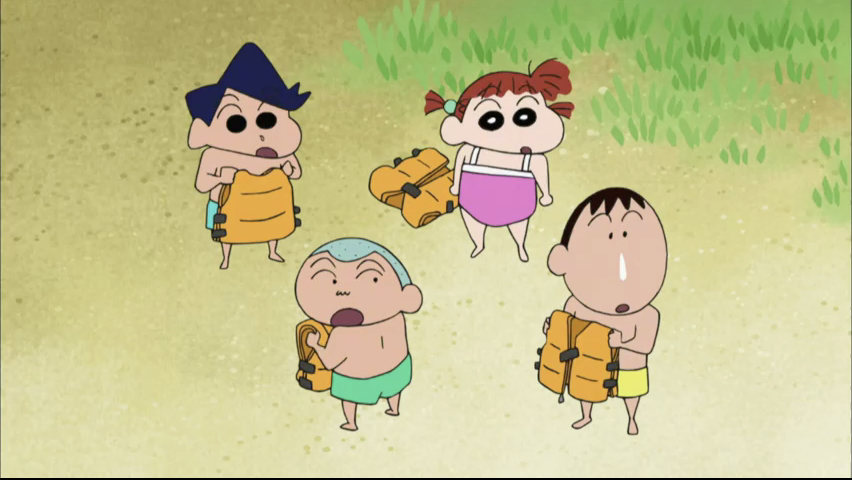 第802話 小愛與海灘／跟爸爸一起洗車哦／風間家是避暑勝地哦